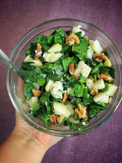 Una foto de Ensalada de Espinacas y Pera