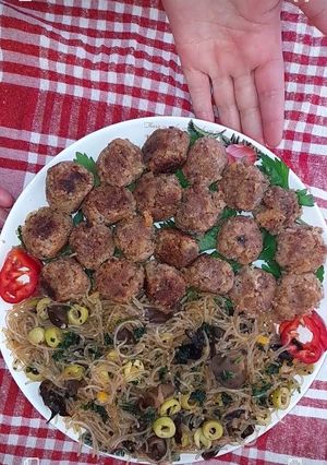صورة لوصفة طبق الكفتة على الطريقة الصينية