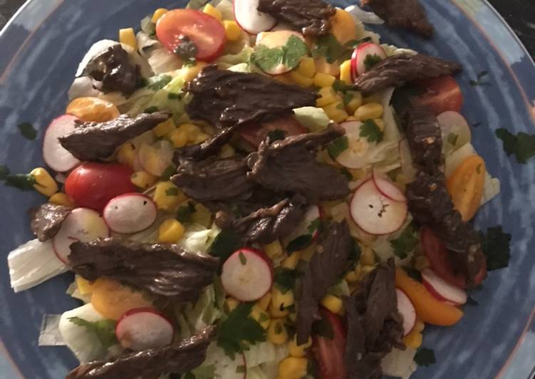 Comment Cuisiner Salade de bœuf mariné