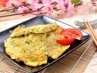 吻仔魚香煎蛋