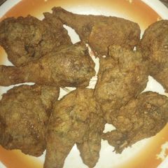 A picture of Coated Fried chicken.