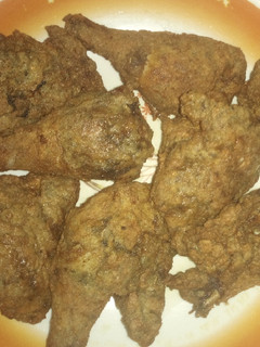 A picture of Coated Fried chicken.