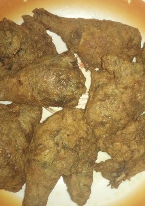 A picture of Coated Fried chicken.