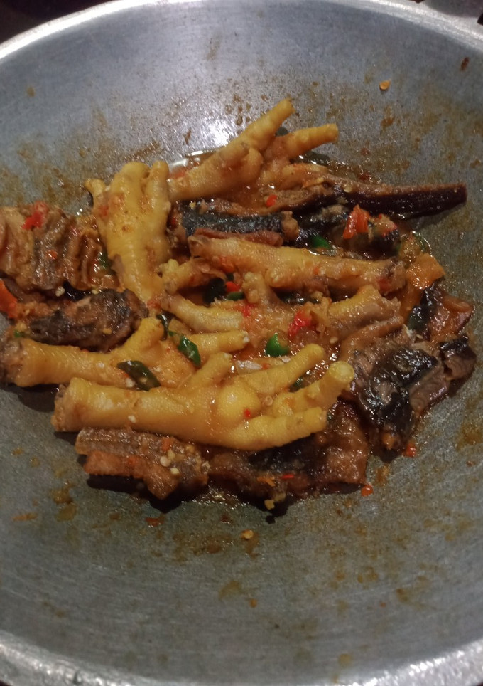 Foto resep Rica Rica Belut + Ceker