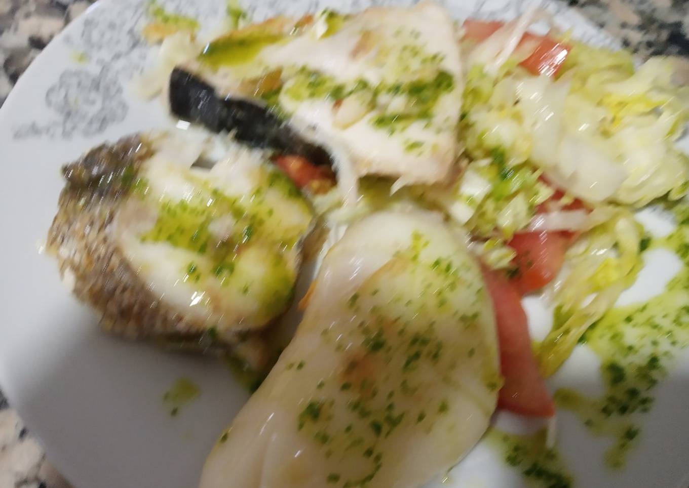 Variado de pescado a la plancha