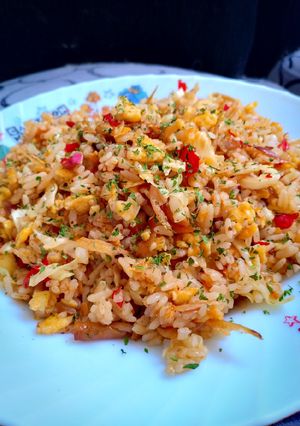 Foto resep Nasi goreng ikan asin/teri