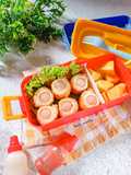 Roti Tawar Gulung Sosis (Bekal Sekolah)