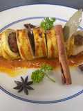 มัสมั่นไก่โรล (chicken massaman roll)