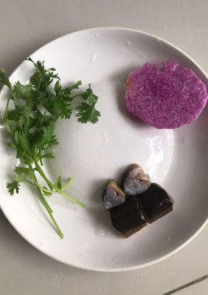 Hình của món Cháo lươn đồng nấu khoai mỡ cho bé.