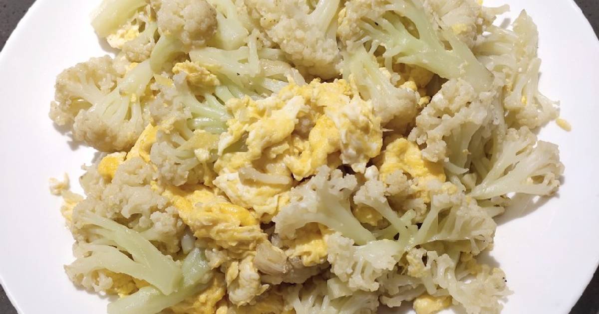 Cauliflower with Egg Recipe by Meme Cookpad