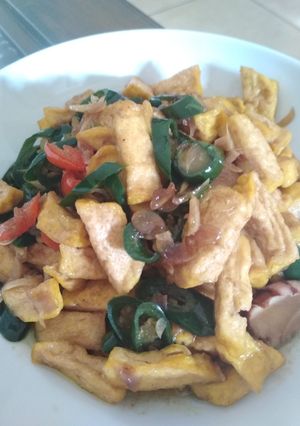 Foto resep Tahu cabai hijau