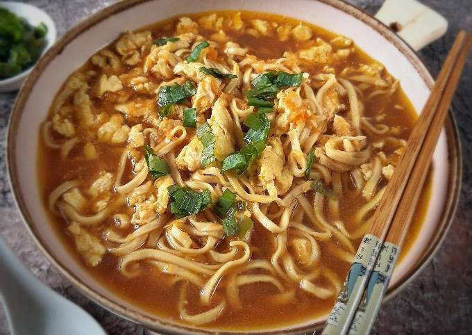 Cara Gampang Membuat (2.41) One-pot Simple Noodle Soup Anti Gagal