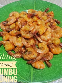 Foto resep Udang Goreng Bumbu Kuning