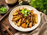 箭竹炒豆豉小魚(簡單料理)