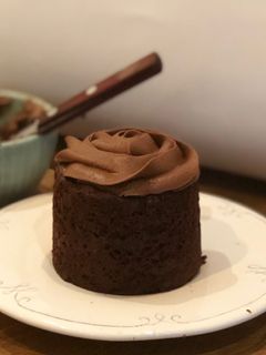 Una foto de Mug cake vegana