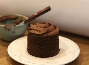 Una foto de Mug cake vegana