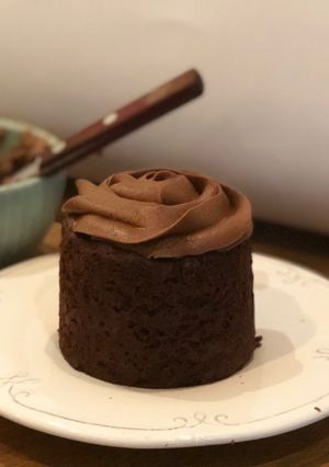 Una foto de Mug cake vegana