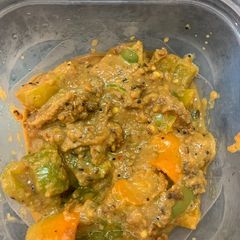 A picture of Capsicum masala.