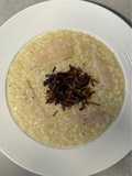 Risotto porri e lardo