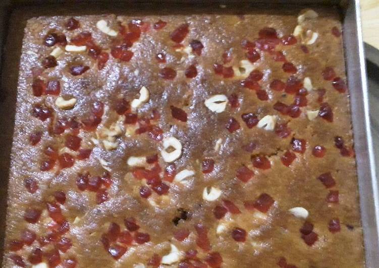 Recipe of Ultimate Whole wheat Tutti Frutti Cake