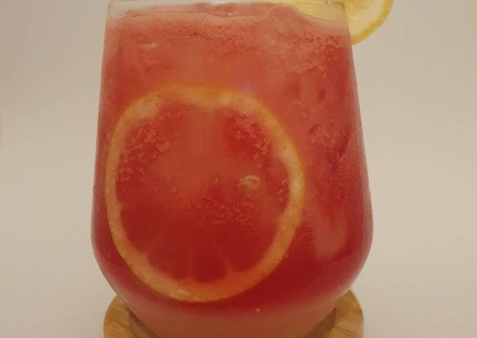 Iced Yakuld and Watermelon