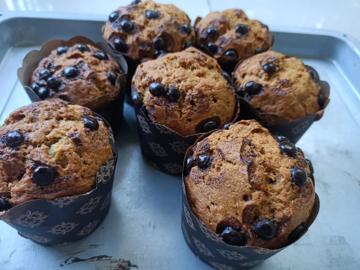 Cara Mudah Membuat Resep  Banana Muffin yang Enak, Enak