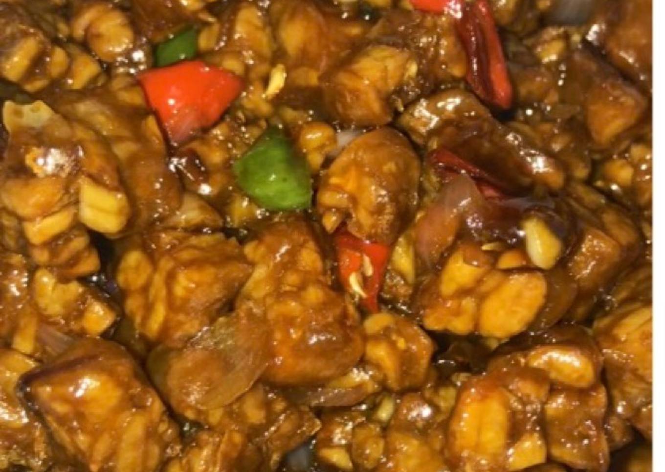Kering Tempe Saus Tiram (NO RIBET)