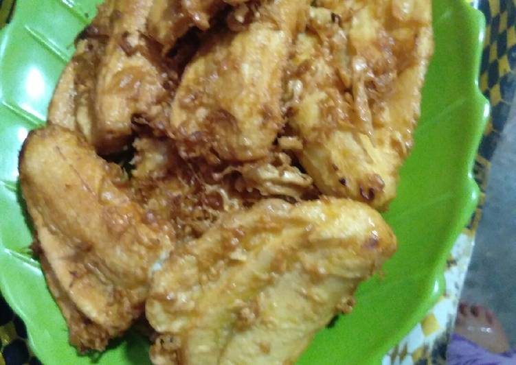 Mudahnya Menyajikan Pisang goreng kipas Praktis Enak