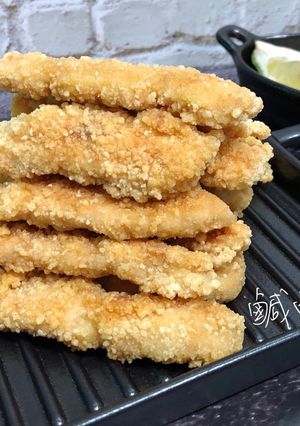 鹹酥虱目魚柳【免油鍋版】 的食譜成品照片