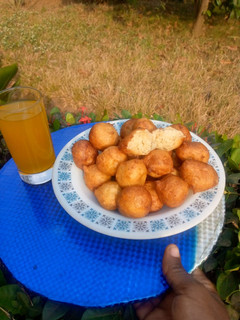 A picture of Puff puff with twist.