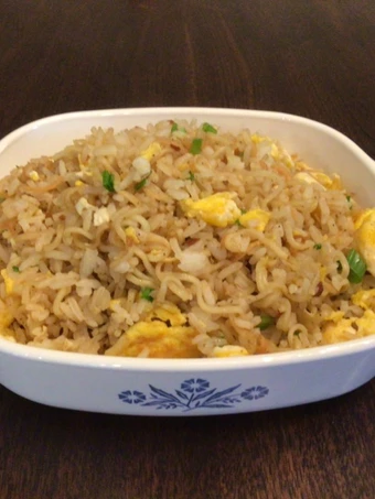 Easy Steps to Make Recipe Noodle Fried Rice that is Really Delicious, Addictive}