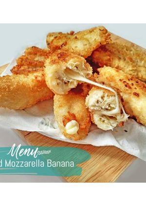 Foto resep Pisang Goreng Crispy with Mozzarella