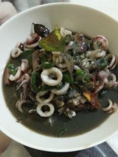 Foto resep Tumis Cumi Hitam