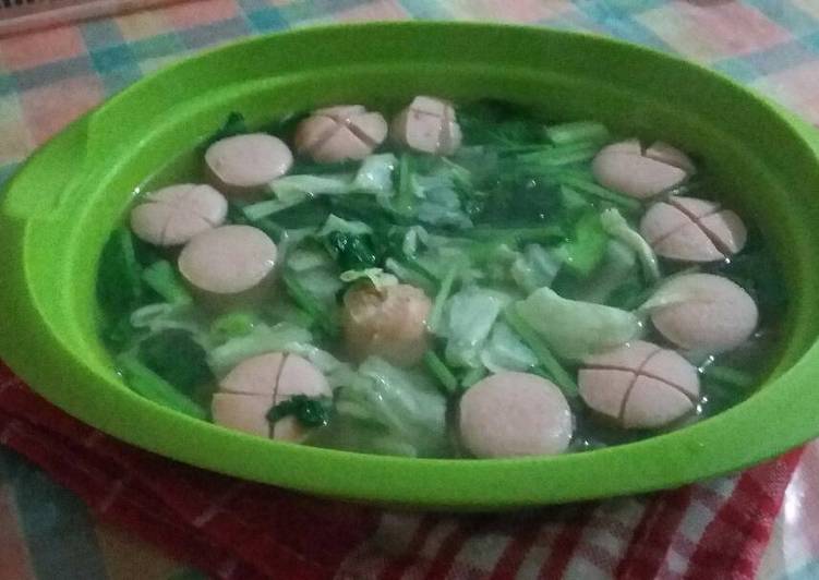 Sup Caisim Sosis