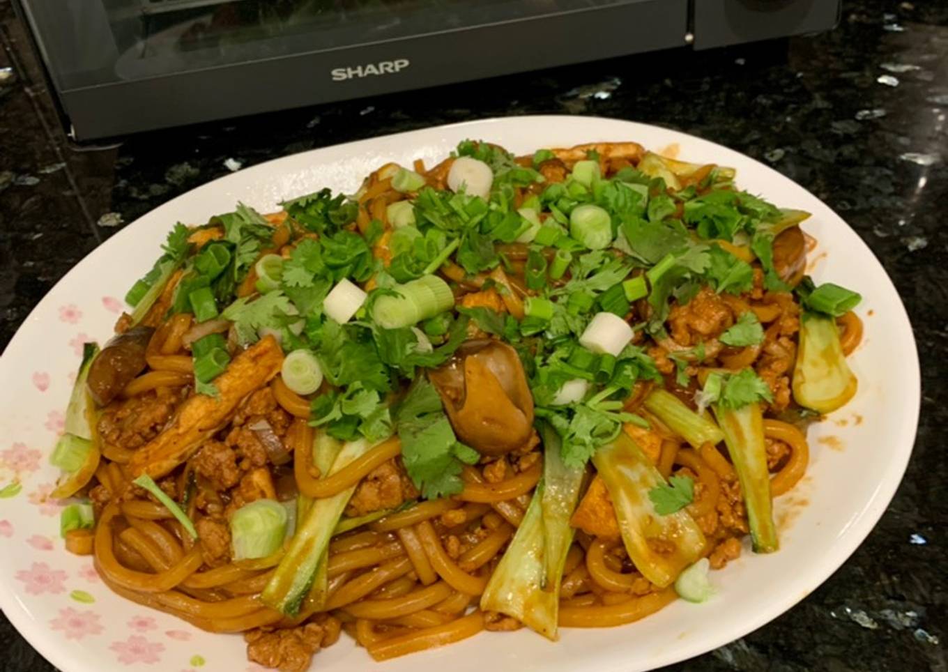 Stir Fried Udon Noodles