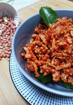 Foto resep Orek Tempe Kacang Teri