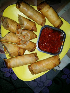 A picture of Veg Spring Rolls.