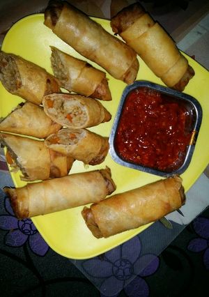 A picture of Veg Spring Rolls.