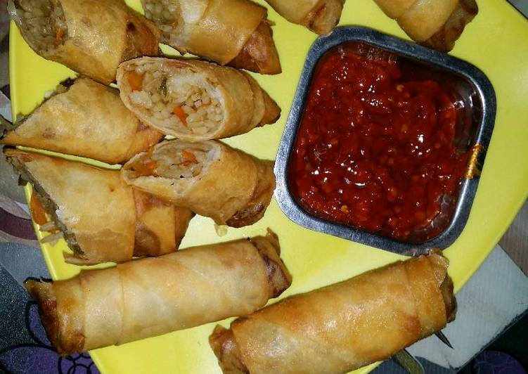 The Simple and Healthy Veg Spring Rolls