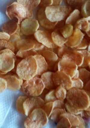 A picture of #my recipe challenge (cripsy crips).