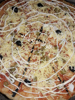 صورة لوصفة بيتزا الطاجين