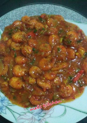 Foto resep Udang Saus Padang
