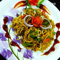A picture of Hakka noodles.