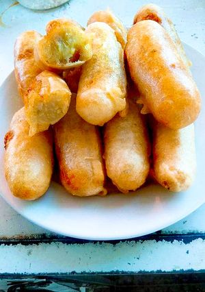 Hình của món Khoai lang kén.