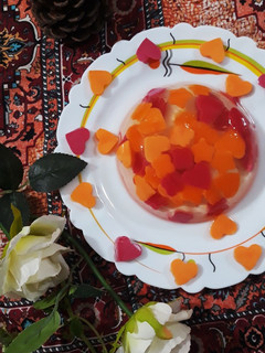 عکسی از دستور ژله ویترینی