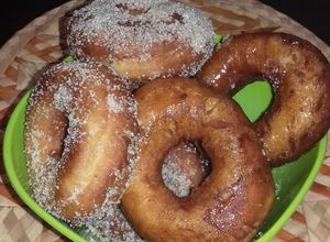 Una foto de Donas azucaradas