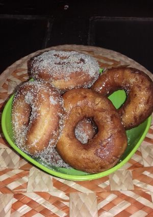 Una foto de Donas azucaradas