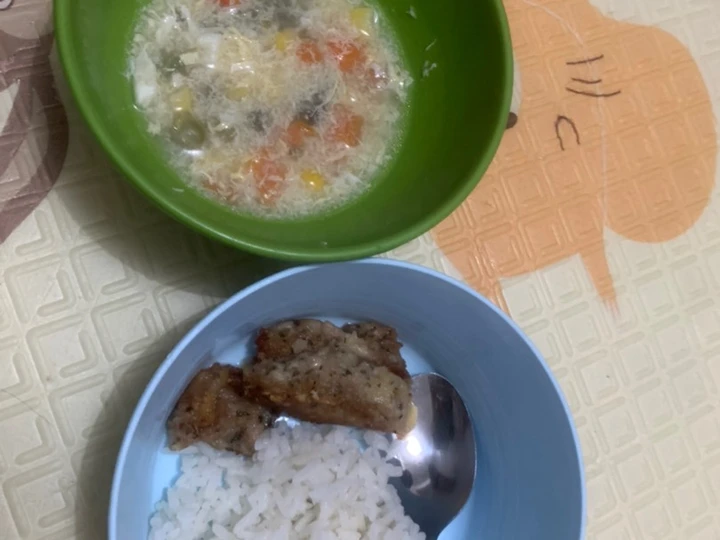 Cara Sederhana Membikin Resep  91. Kentang kukus ayam yang Bikin Ngiler, Menggugah Selera