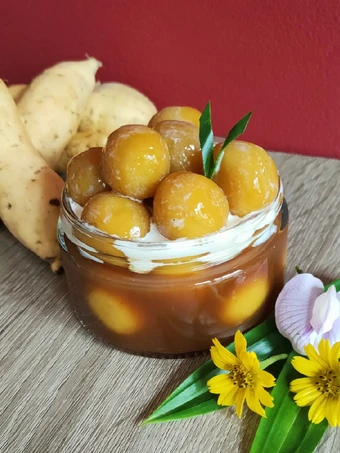 Cara Mudah Menyiapkan Resep Candil / Cenil ubi kuning (batu salak) yang Menggugah Selera Anti Ribet, Mantap