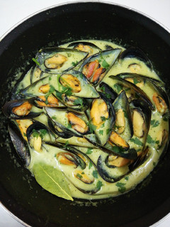 Una foto de Mejillones al curry